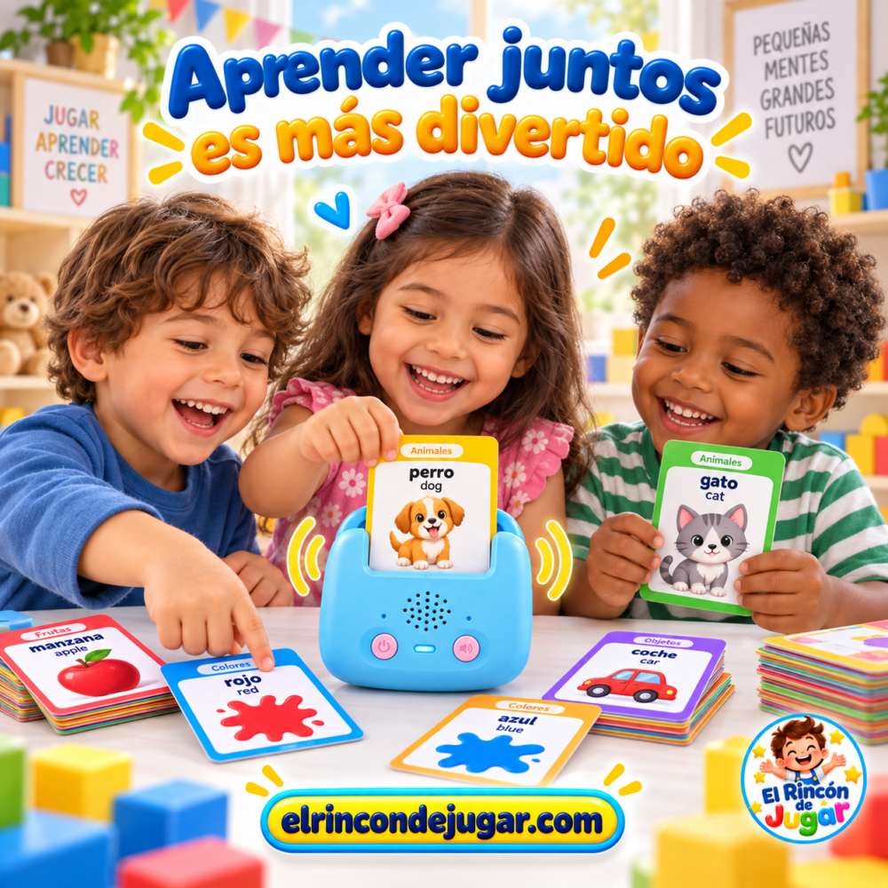 Tarjetas Educativas Interactivas Español-Inglés