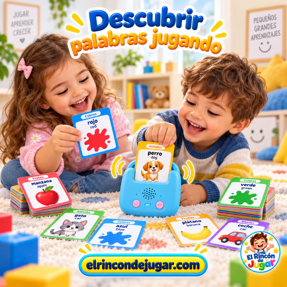 Tarjetas Educativas Interactivas Español-Inglés